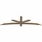 Ekena Millwork Alberta Smooth Timber Gable Bracket, Douglas Fir, 72"W x 21"H x 1 1/2"D x 3 1/2"F, 7/12 Pitch GBW072X21X0204ALB00SDF - alternate 3